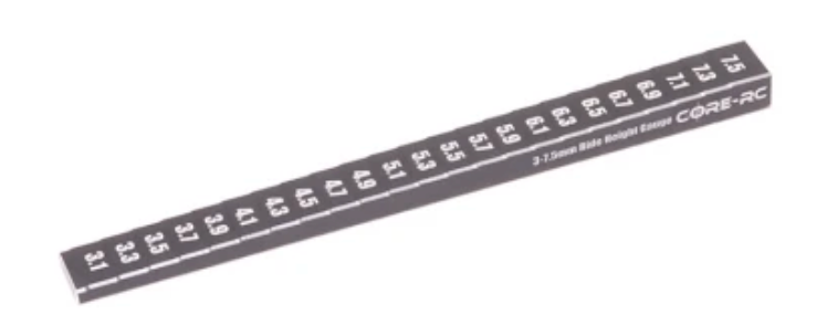 CR881 CORE RC Ride Height Gauge 3-7.5mm