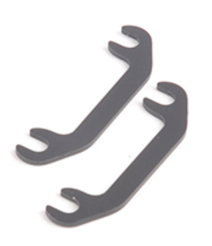 U7897 Alloy Pivot Spacer 1mm pr - A2/3,E3-E6,Icon/2