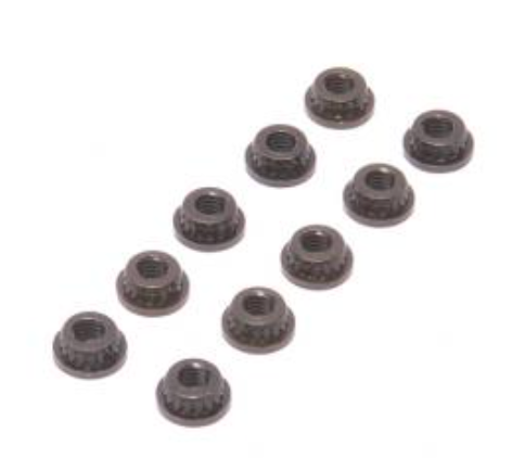U8794 M3 Brass Black Thread Inserts - pk10