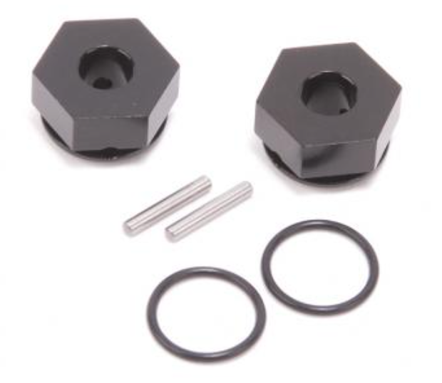 U8543 Alloy Wheel Hex 7.5mm (+1.5) Blk pr LD/23,L1/EVO/R