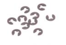 U8793  E Clip 1.2 ID x 3 OD x 0.3 - Mi9 (pk10)