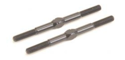 U8265  Alloy M3 Turnbuckle - 45mm - Black (pr)