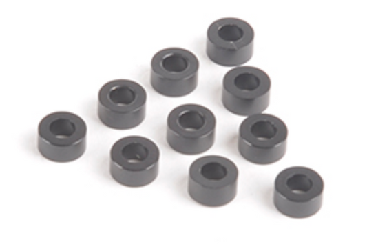 U7712  M3 Black Alloy Washers 3.00mm (pk10)