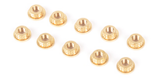 U7689  M3 Brass Inserts - pk10