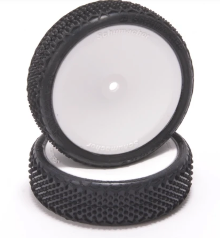 U6910  Splinter - 1/10 2WD Tyres - Yellow - Pre-Glued