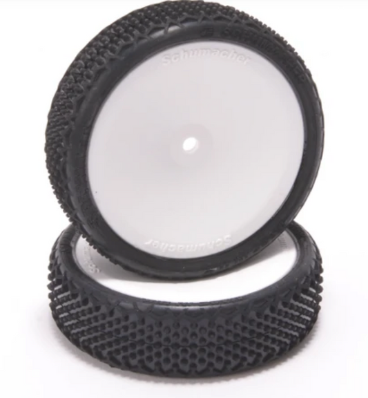 U6910  Splinter - 1/10 2WD Tyres - Yellow - Pre-Glued