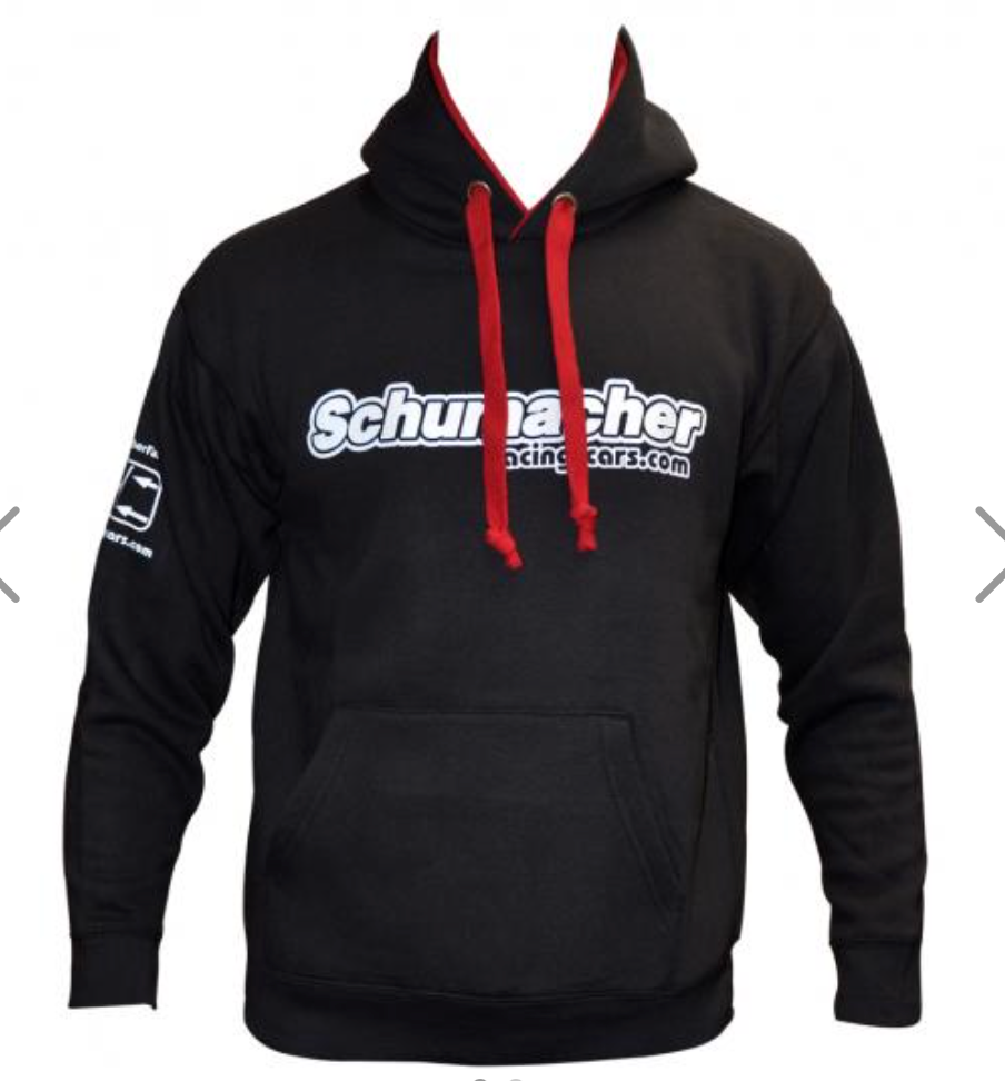 G1002M  Schumacher "Mono" Hoody Black - M