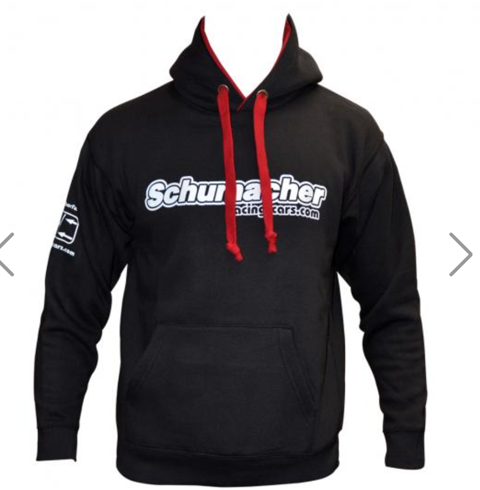 G1002L  Schumacher "Mono" Hoody Black - L