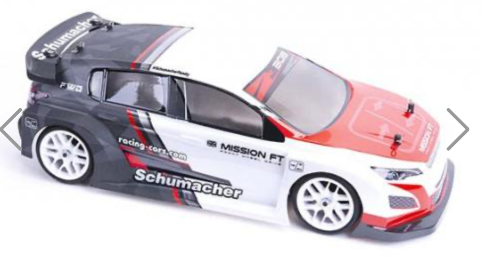 RI-26072  Ride 1/10 Slick Tyres Preglued 10 Spoke White