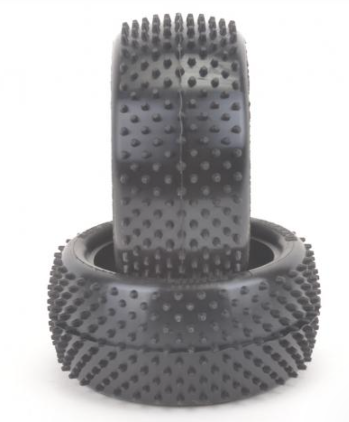 U6887  Mezzo Buggy Tires 1/10 Rear - Blue - pr