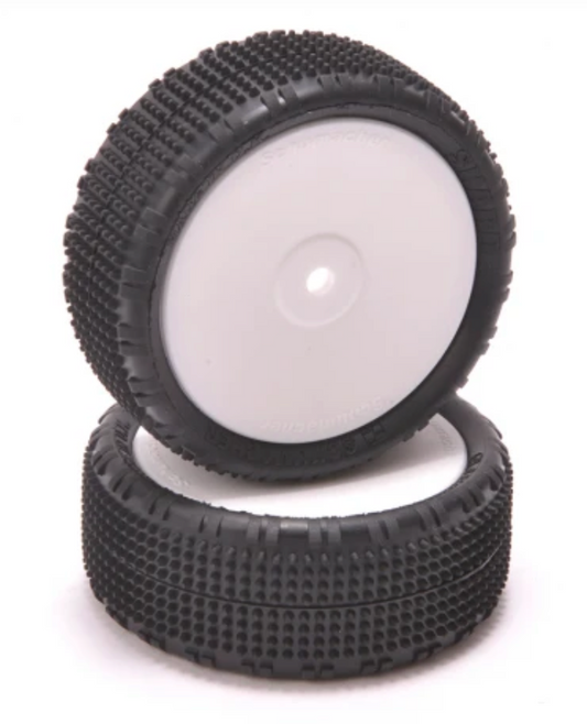 U6911  Shard - 1/10  4WD Tyres - Yellow - Pre-Glued