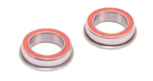 U9207  Ball Bearing - 10x15x4 Red Seal Flanged (pr)
