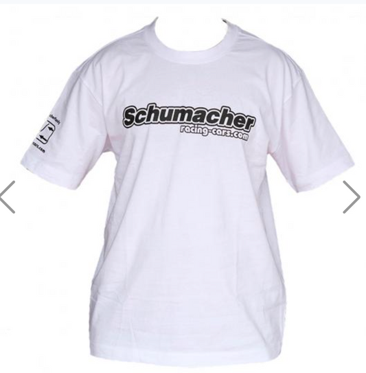 G1001L  Schumacher "Mono" T-Shirt White - L