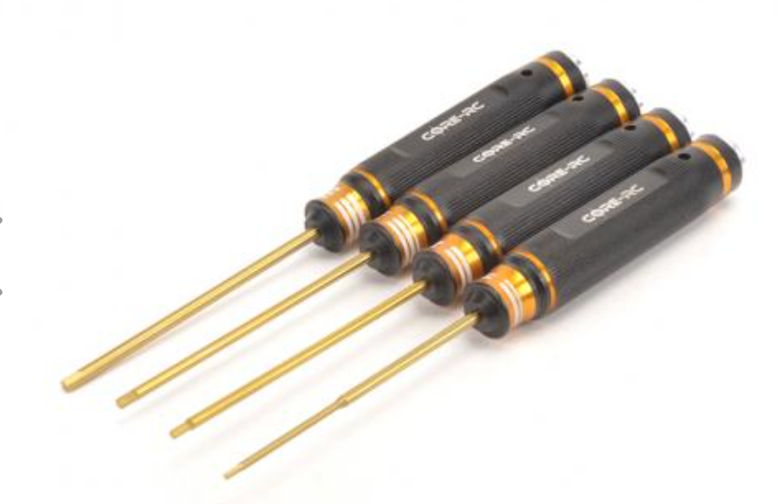 CR791  CORE RC Premium Allen Wrench Hex Set B/G 4pcs