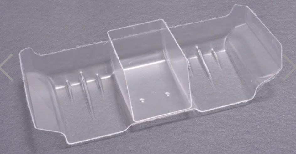 AX102  AEROX 1/10 Wide Rear Wing - 1mm Clear (2 part)