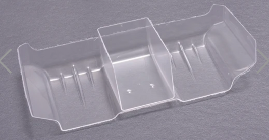 AX102  AEROX 1/10 Wide Rear Wing - 1mm Clear (2 part)