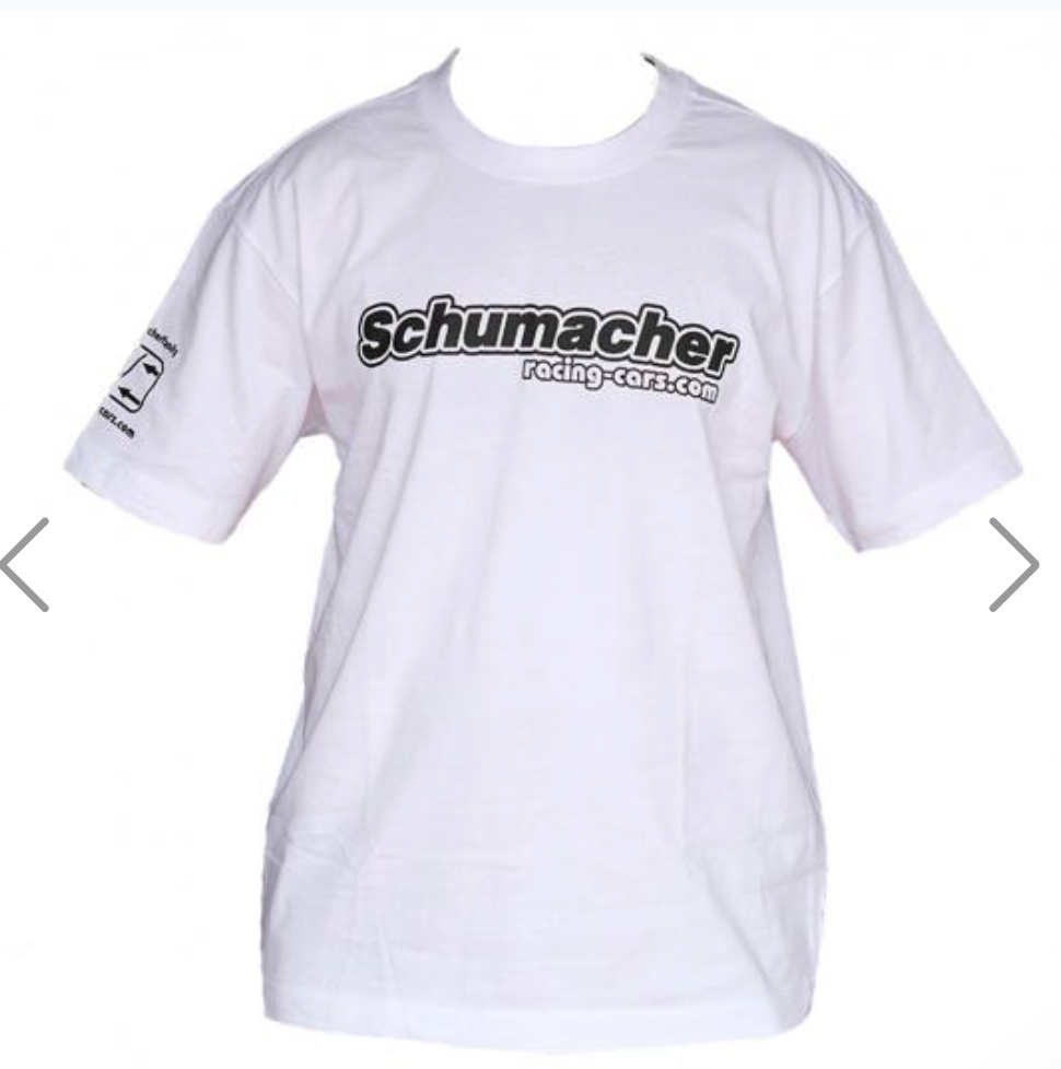 G1001S  Schumacher "Mono" T-Shirt White - S