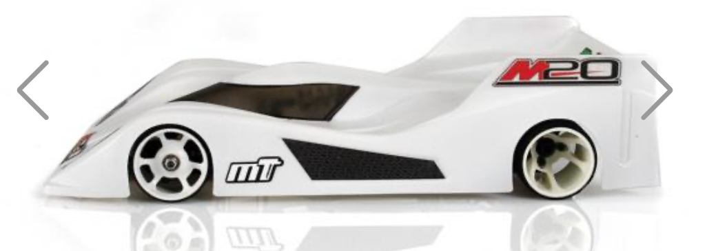 MT019016L  Montech M20 - 1/12 Clear Body La Leggera
