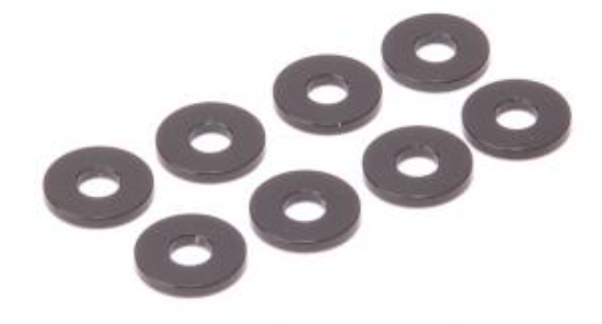 U8745  Alloy Wishbone Spacer 1mm - Mi9 (pk8)