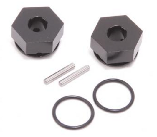 U8543  Alloy Wheel Hex 7.5mm (+1.5) Blk pr LD/23,L1/EVO/R