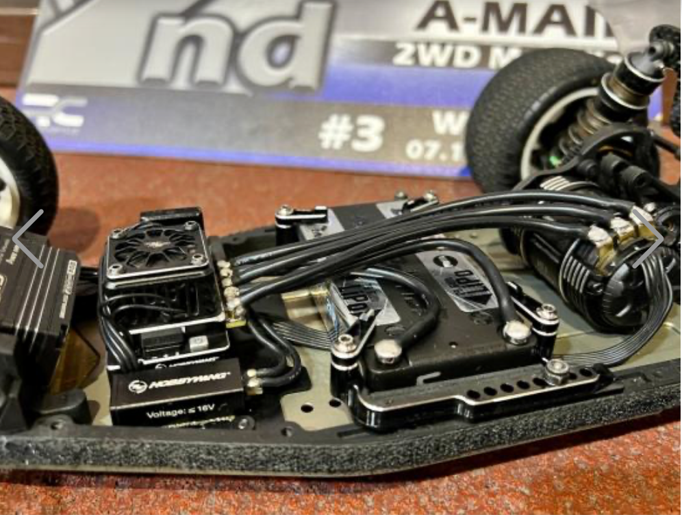 U8438  Alloy Lipo Mounts Conversion - LD2, ST2, LD3 (pr)