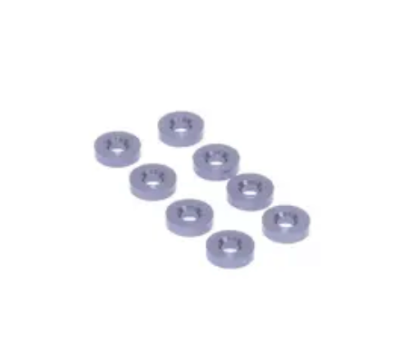 U9518  Alloy Grey Wishbone Spacer 2.0mm - Mi10 (pk8)