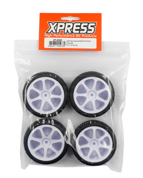 XP-40253  XPRESS USGT Spec Spoked Radial Pre-Glued (4 pack)