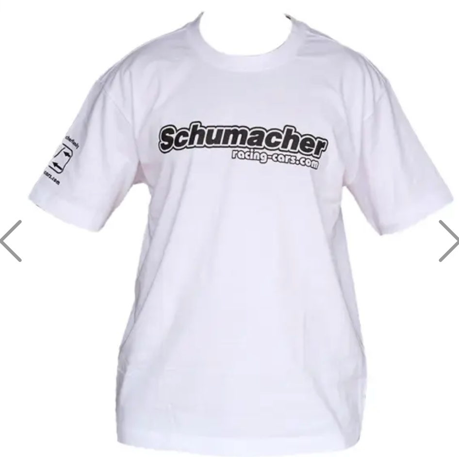 G1001XXXL  Schumacher 'Mono' T-Shirt White - XXXL