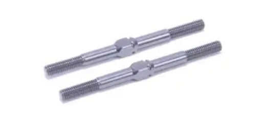 U9495  Alloy M3 Turnbuckle - 45mm - Grey (pr)