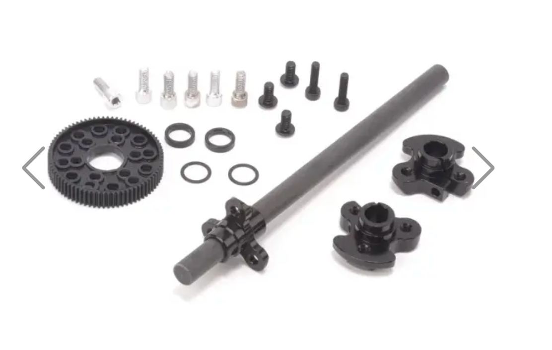 U8178  Spool Axle Set - 3 Screw Wheels - LMP12 V2