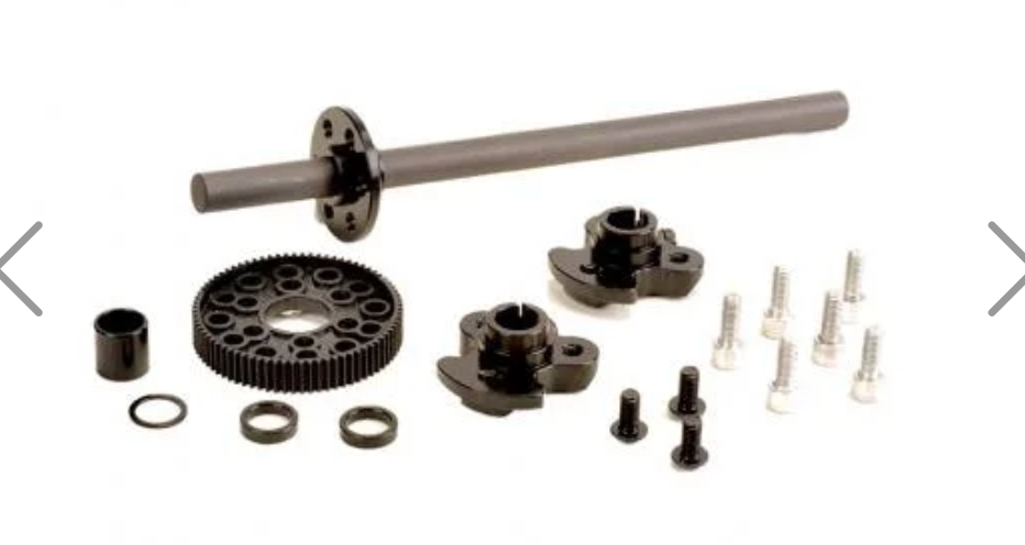 U8178  Spool Axle Set - 3 Screw Wheels - LMP12 V2
