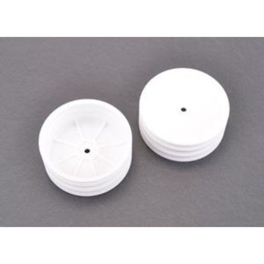 U4496  Wheel; Hex Front - White - 4wd - pr