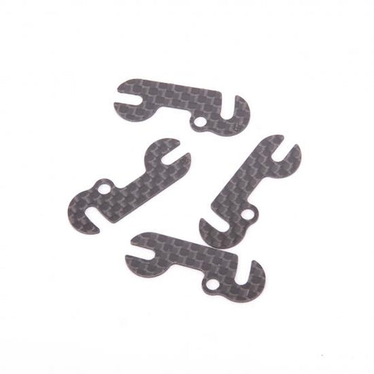 U8482  C/F Front End Spacer 1.0mm (4 pcs) - E5,E6,A3