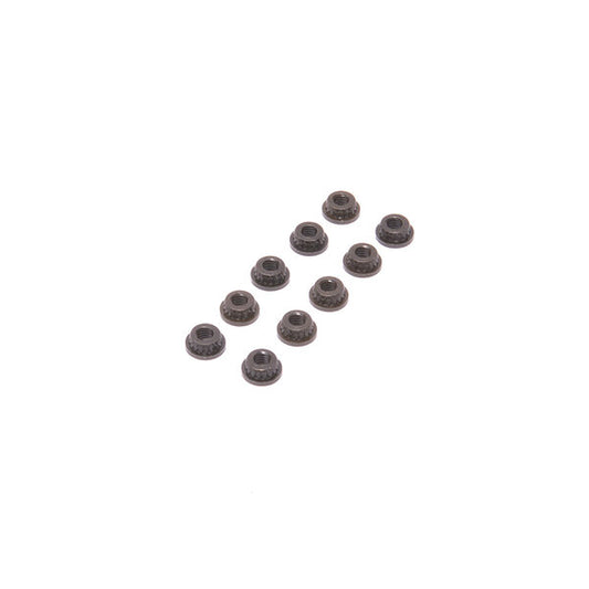 U8794  M3 Brass Black Thread Inserts - pk10