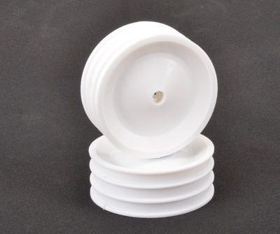 U7290  White Front Wheels (pr) - CAT XLS